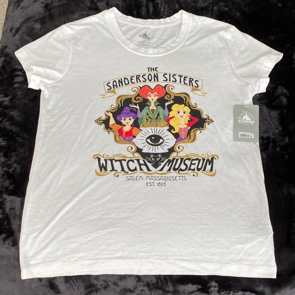 Disney Parks Hocus Pocus Sanderson Sisters White T-Shirt